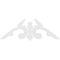 Ekena Millwork Pitch Milton Architectural Grade PVC Gable Pediment, 36"W x 15"H x 1"P (10/12) GPP036X015X100MIL - alternate 2